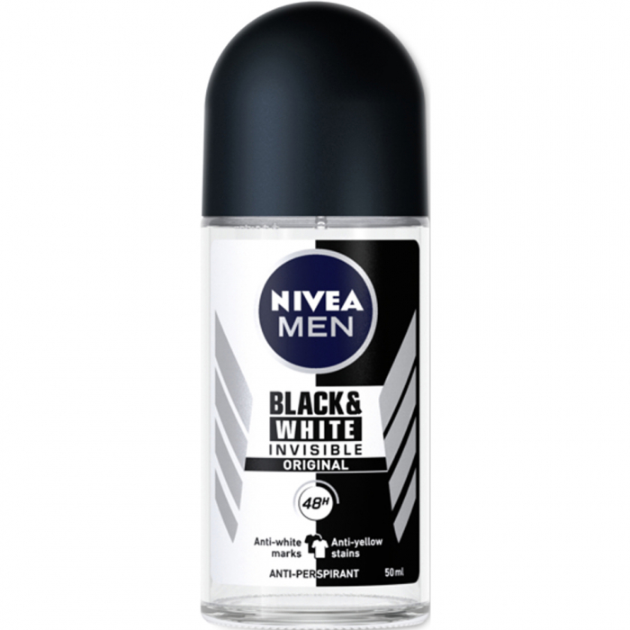 Nivea antiperspirant roll on 50ml invisible black&white original [1]