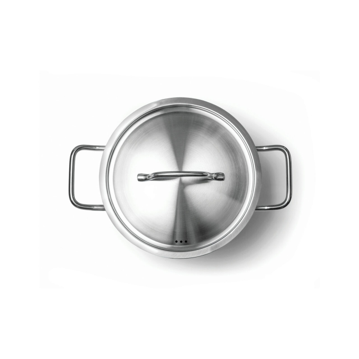 Oala cu capac, 50 Lit, 40 cm diametru x 40 cm inaltime, inox, gama Budget Line, si pentru uz profesional [3]