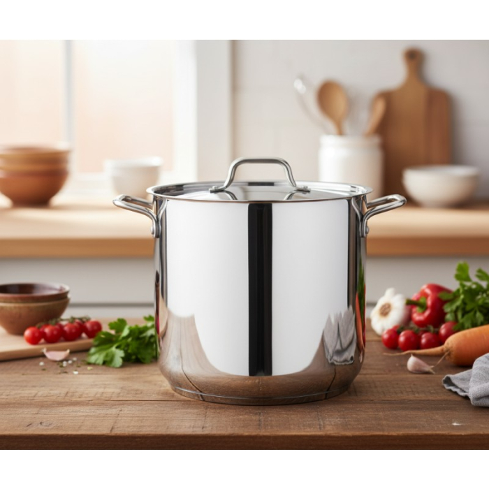 Oală din inox cu capac, 32 cm, 25 l [3]