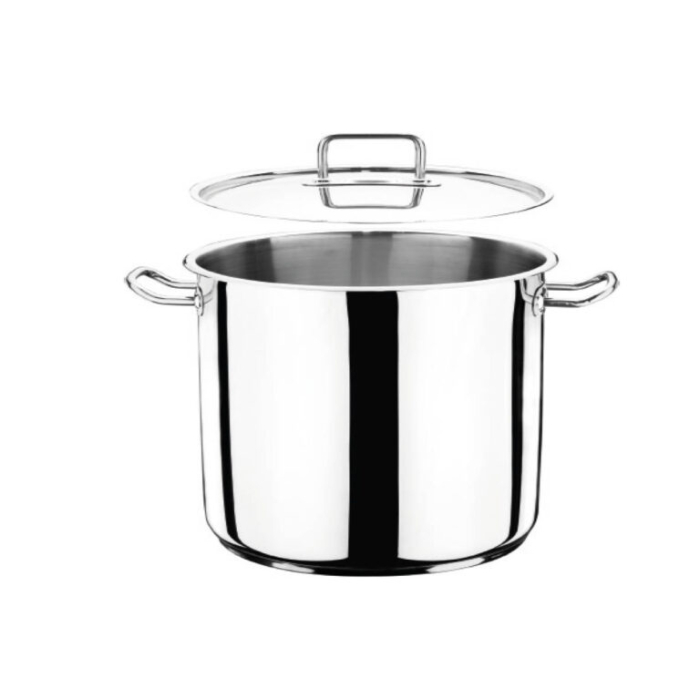 Oala inox profesionala 50 L Hascevher 40 x 40 cm cu fund dublu [2]