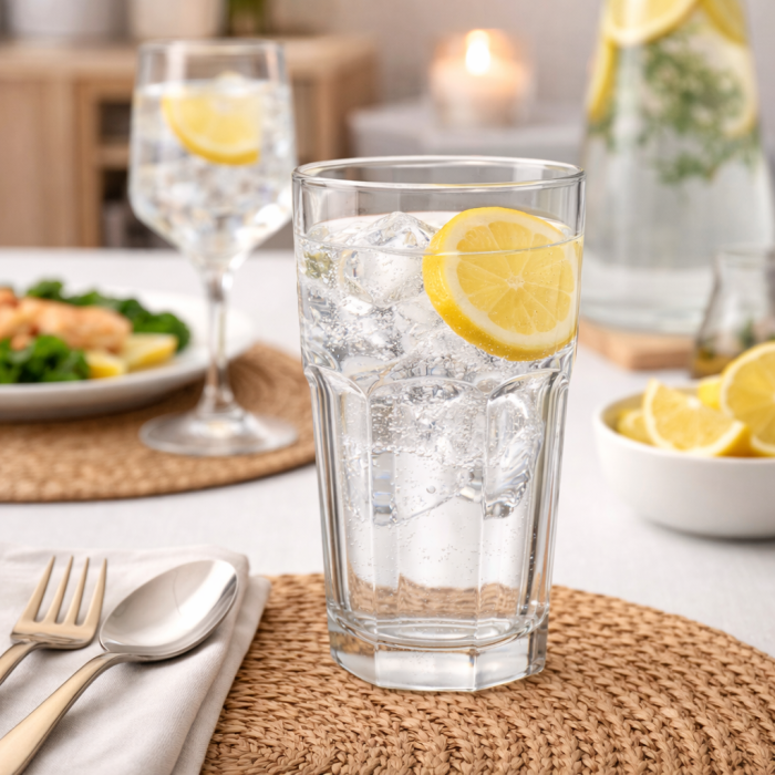 Pahare Apă din Sticlă 350 ml (35 cl) – 12 Buc / Set - Design Elegant și Rezistent [2]