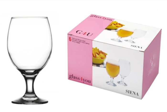 Pahar de bere din sticlă, 400 ml - Bistro Siena G4u [3]