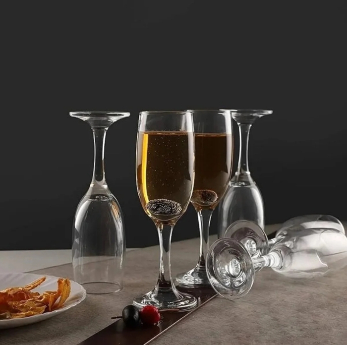 Pahar de șampanie din sticlă, 190 cc - Bistro Siena G4u [3]