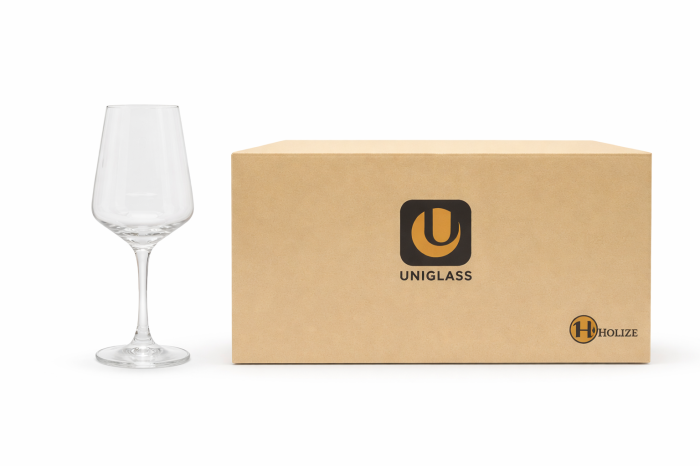 Pahare cu Picior pentru Vin Rosu din Sticla KING – 310 ml ( 31 CL ) - 12 Buc / Set [2]