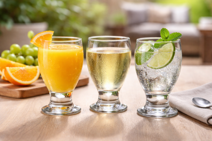 Pahare din Sticlă 140 ml pentru Servire Vin Alb – Mykonos 94500 - 6 Buc / Set [3]