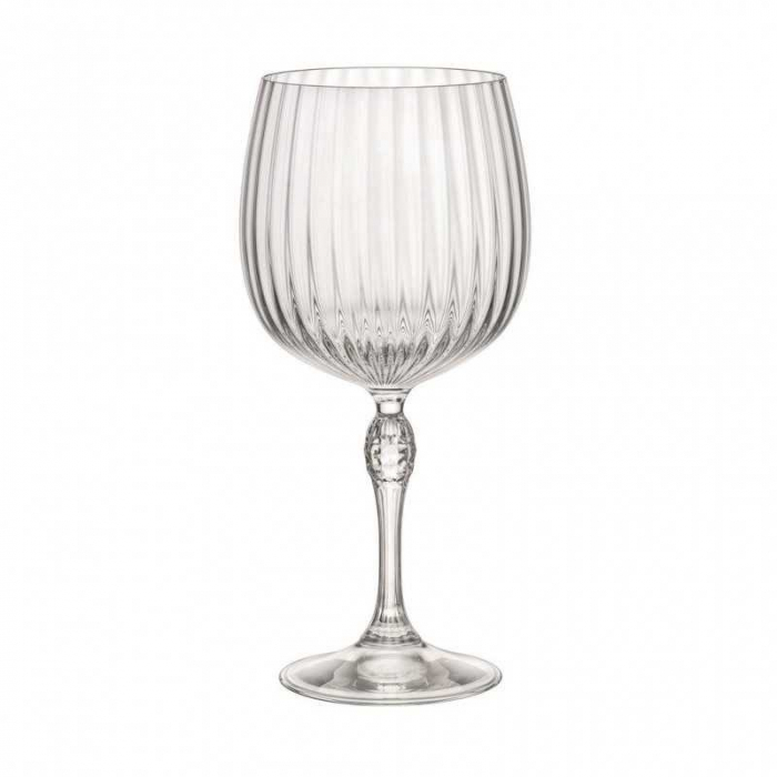 Pahare Gin Bormioli America '20s, 745 ml, 6 Buc / Set – Eleganță Vintage pentru Gin & Tonic Perfect [1]