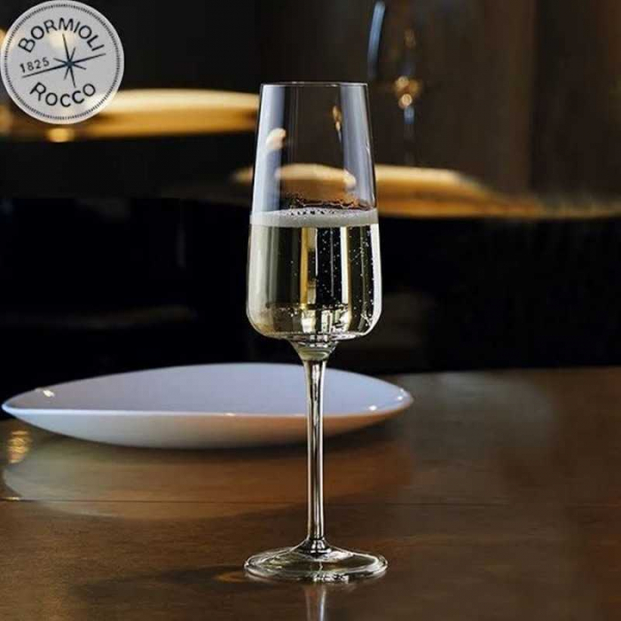 Pahare pentru Șampanie Bormioli Nexo, 240 ml , 6 Buc / Set – Eleganță Italiană pentru Ocazii Rafinate [3]