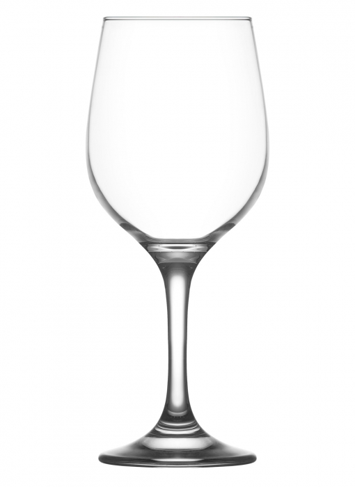 Pahare Vin din Sticla cu Picior FAM 563 480 ml - 6 Buc / Set - LAV [1]