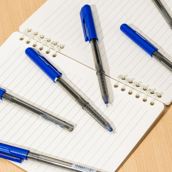 Pix de Unică Folosință 0.7 mm Arrow Albastru – DELI [5]