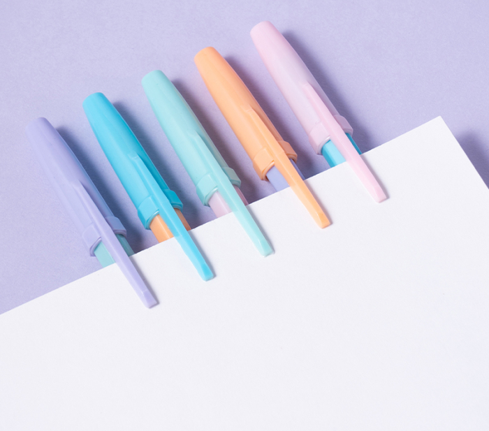 Pix de Unică Folosință 0.7 mm Corp Pastel Albastru Q66 – DELI [3]