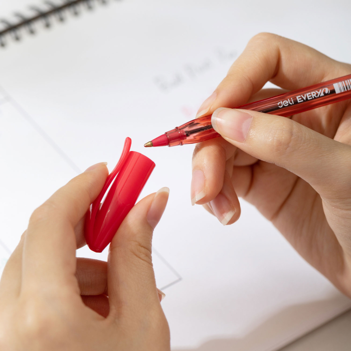 Pix de Unică Folosință 1 mm Q19 Every Roșu – DELI [3]