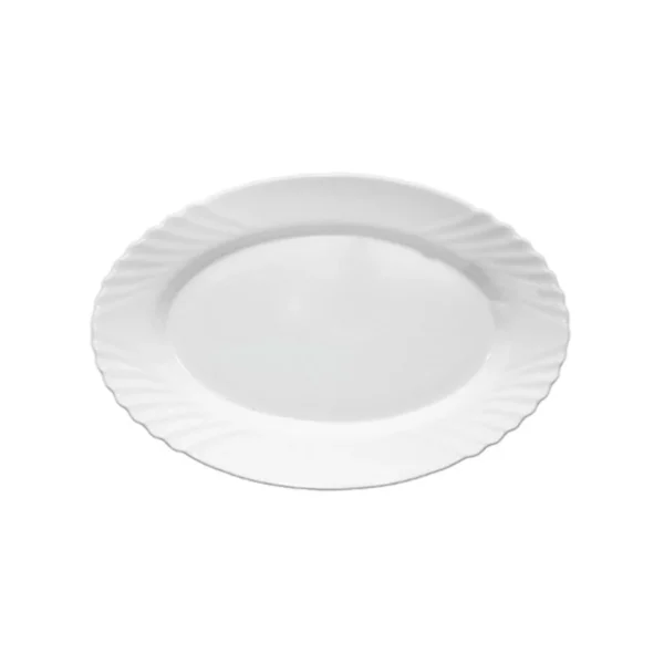 Platou Oval Opal Alb 35 Cm [1]