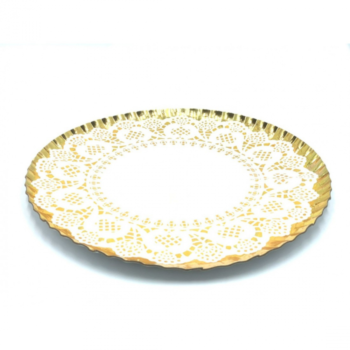 Platou prăjituri Rotund din Carton Decorativ, 35 cm [3]
