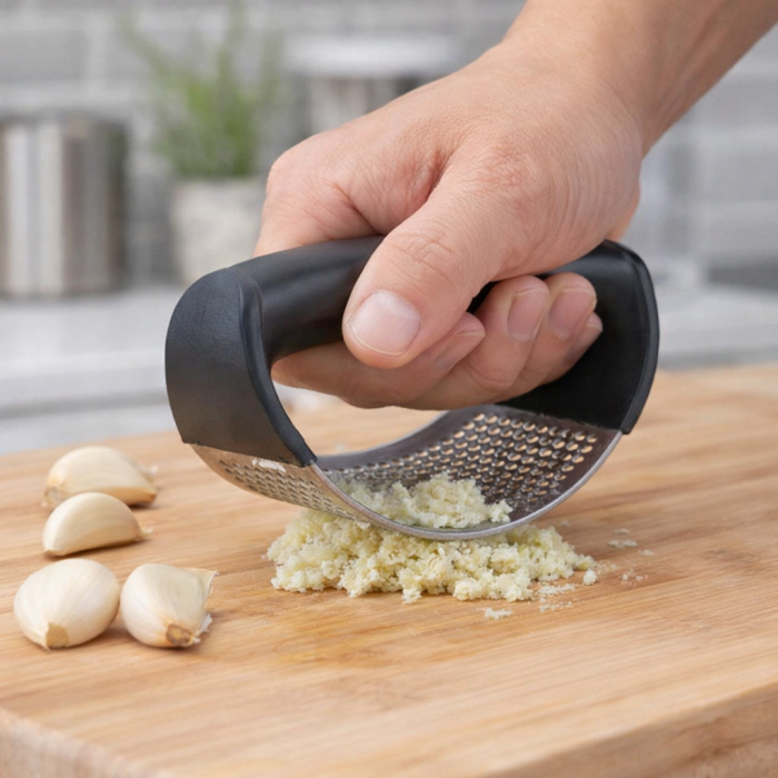 Presă usturoi din inox cu mâner ergonomic – MX2 [2]