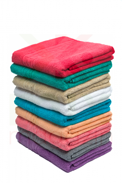 Prosop baie 70x130 cm, 500 gr/mp , produs in pakistan , 100% bumbac ,culori disponibile: albastru [2]
