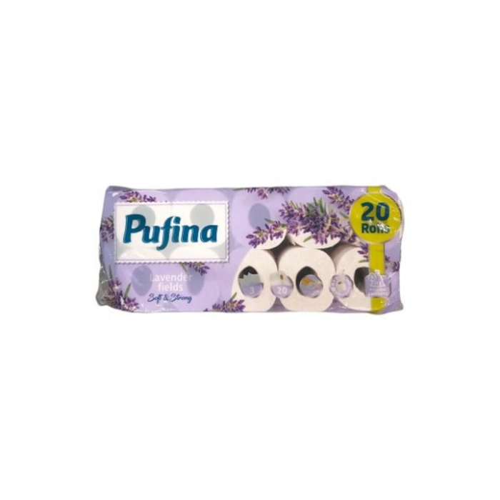 Pufina hartie igienica lux 20role 3straturi lavanda [1]