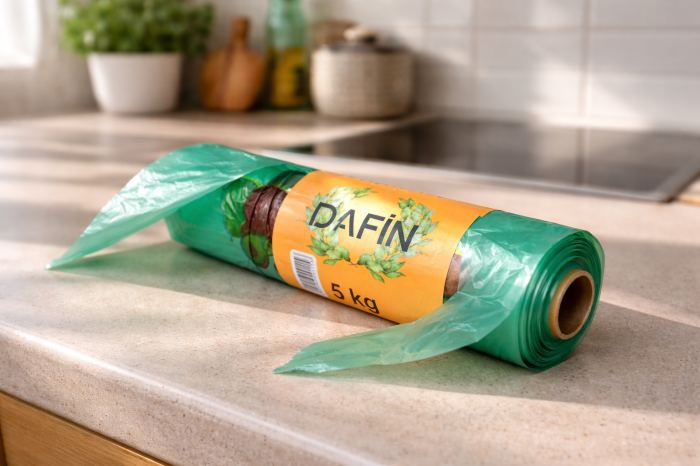 Punga maieu biodegradabila 100buc/rola 5kg [2]