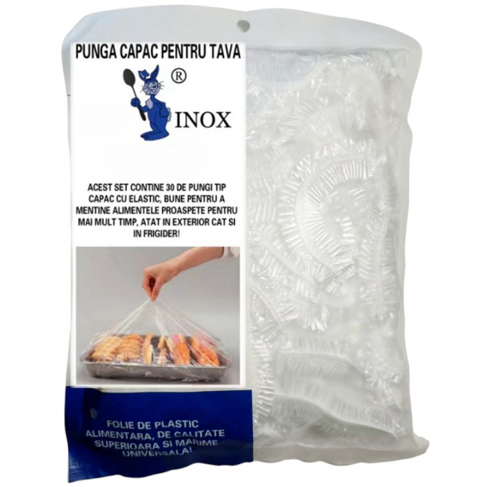 Folii Protectie Alimentara de Unica Folosinta Tip Capac pentru Tavi  – 30 Buc / Set [1]