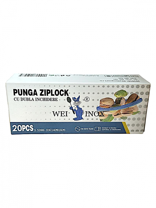 Pungi ziplock dubla inchidere 140x160mm 20buc [1]