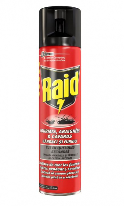 Raid insecticid gandaci furnici 400ml [1]
