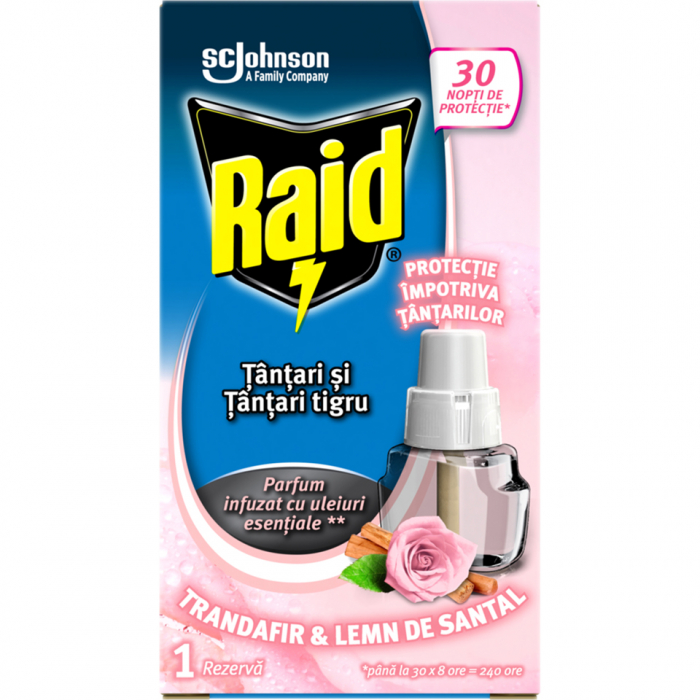 Raid rezerva lichida tantari 21ml trandafir lemn de santal [1]