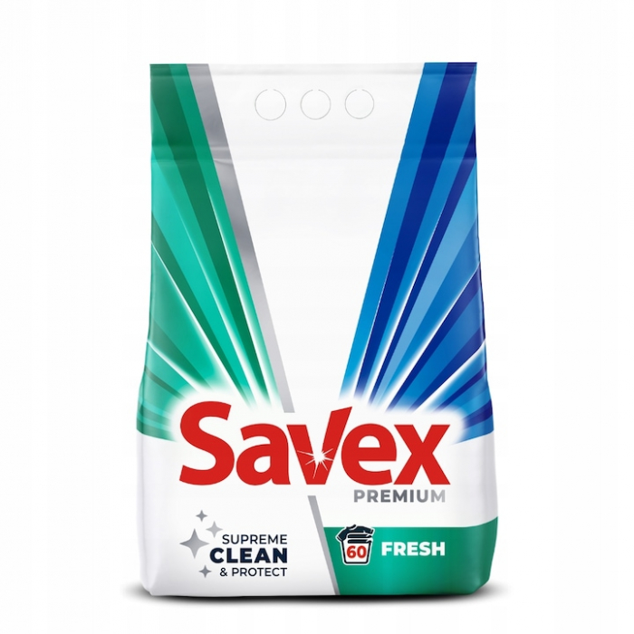 Savex detergent rufe automat 6kg 2 in 1 fresh 60 spalari [1]