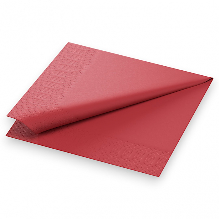 Șervețele Bordo – 2 Straturi | 33x33 cm | Celuloză 100% - 250 Buc / Pachet [1]