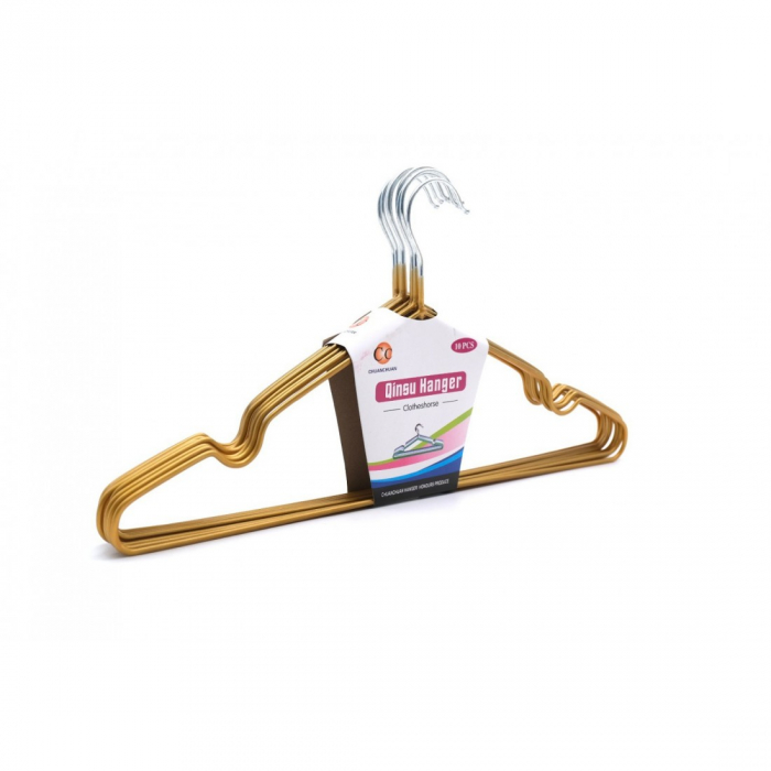 Set 10 Umerașe Haine Metalice – 40.5 cm, Culori Asortate [2]