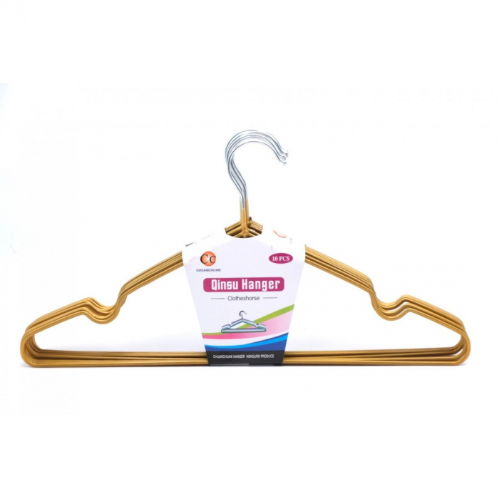 Set 10 Umerașe Haine Metalice – 40.5 cm, Culori Asortate [3]
