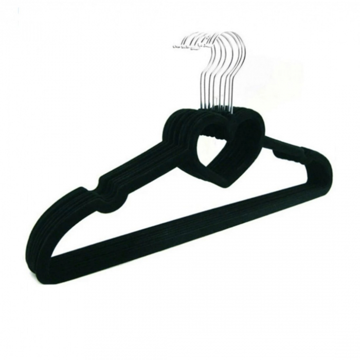 Set 5 Umerașe Haine cu Design Inimă – 40 cm, PVC [1]