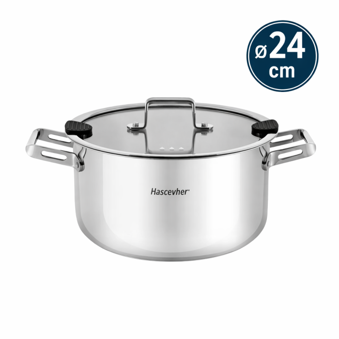 Set Vase de Gătit Inox Hascevher 18/10 [3]