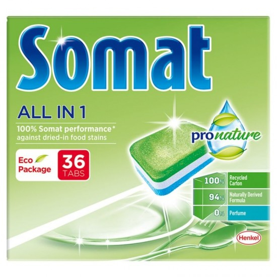 SOMAT DETERGENT TABLETE 36BUC ALL IN 1 PRO NATURE [1]