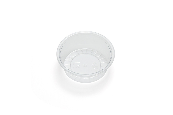 Sosiera rotunda transparenta 80 cc, PET, 100 buc / set [2]