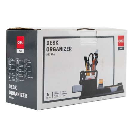 Suport birou echipat Deli – 7 compartimente, 16 piese (Model 2) [3]