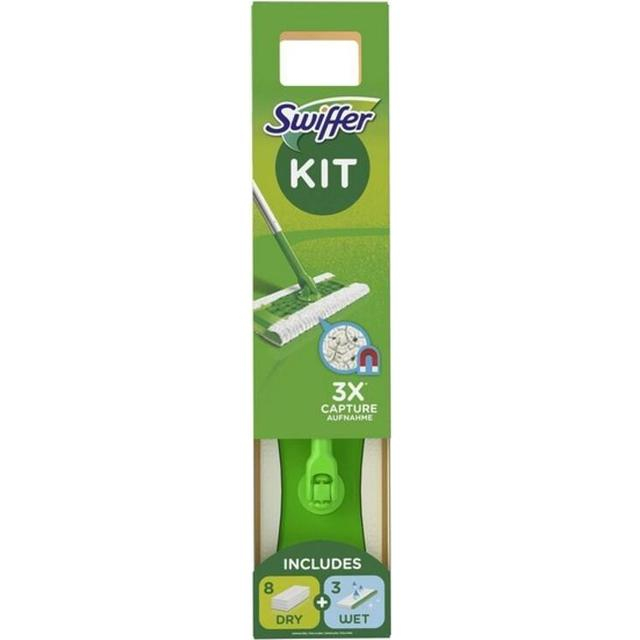 Swiffer kit mop+rezerva umeda 3buc+rezerva uscata 8buc [1]