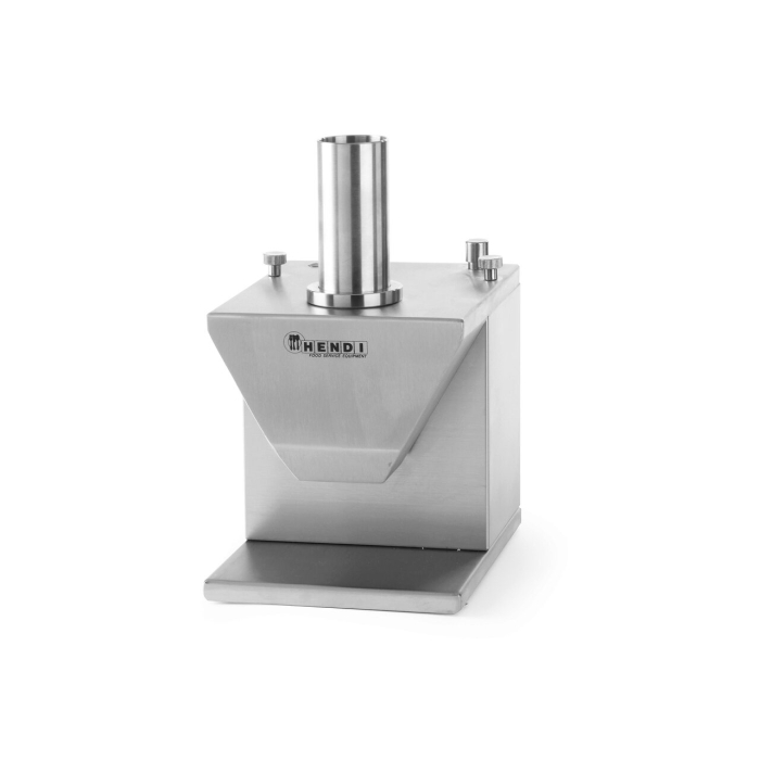 Taietor electric pentru carnati, inox, cu lama dubla si grosime taiere reglabila, 135W, Hendi, 230x185x(H)325 mm [2]