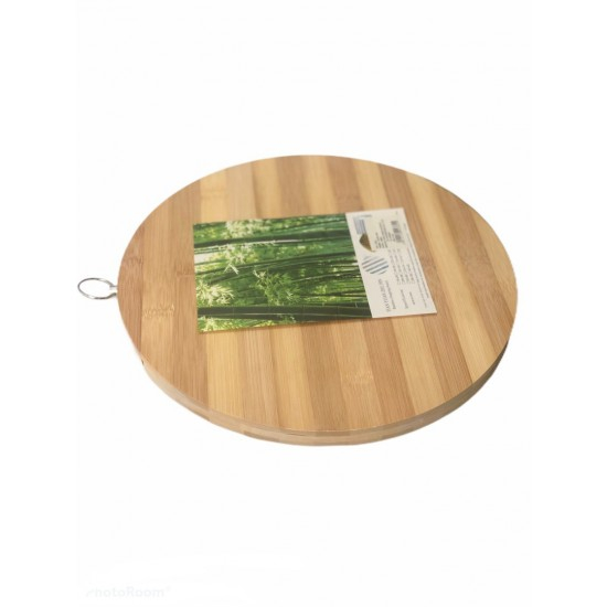 Tocator lemn doua culori rotund 32cm wow [2]