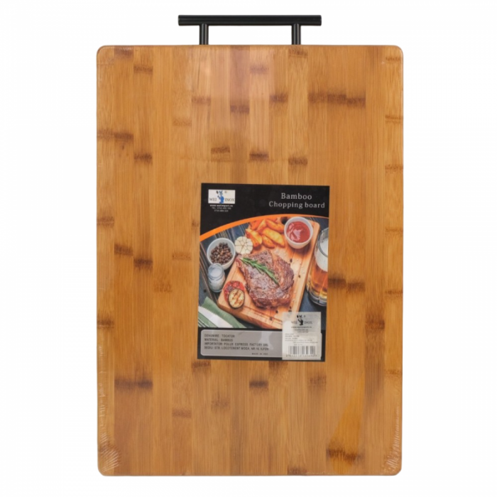 Tocător Profesional din Lemn cu Mâner – 45x32 cm, Horeca [3]