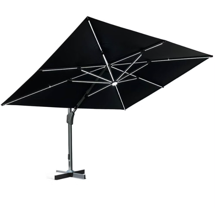 Umbrelă LED pentru soare – 400 x 300 cm [6]