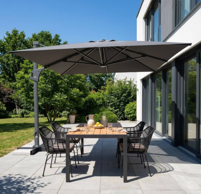 Umbrelă LED pentru soare – 400 x 300 cm [2]