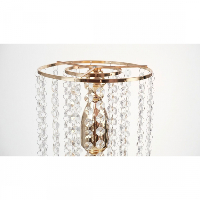 Suport de Flori Lux 54x20x20 cm – Eleganță Modernă din Metal și Sticlă [2]