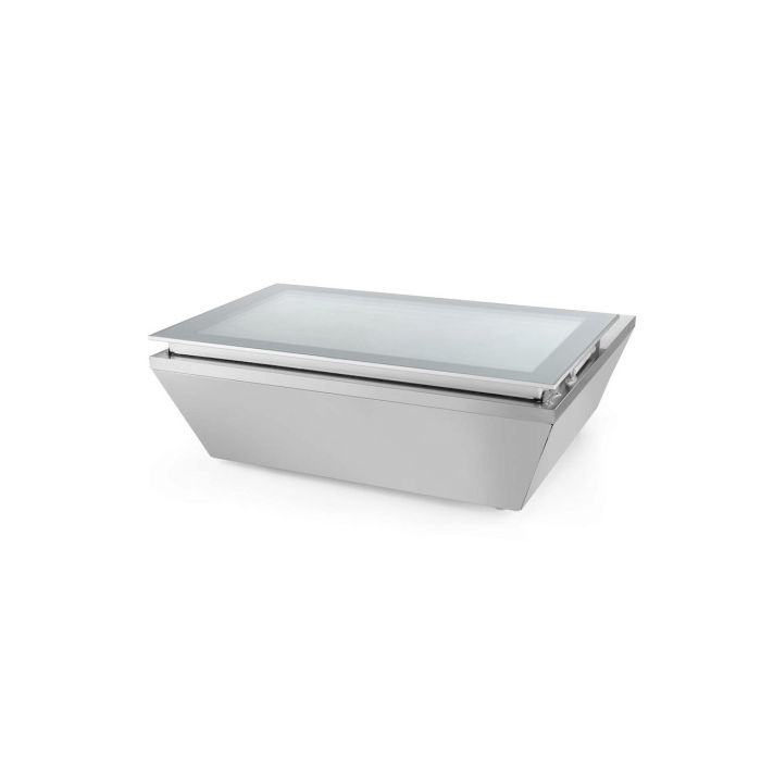 Vitrina de prezentare pentru inghetata, 77 lt, -18/-25 gr C, corp inox, ARKTIC by Hendi, 867x735x(H)373mm, Clasa energetica E [2]