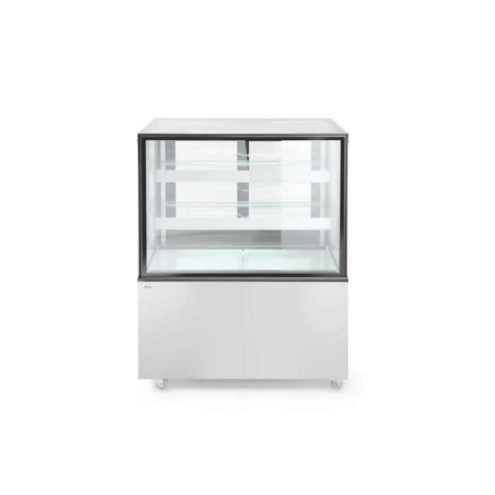 Vitrina frigorifica de prezentare interval temp. 2/6?C, corp inox, 410 litri, 490 W ARKTIC by Hendi, 1215x675x(H)1210 mm, Clasa energetica C [5]