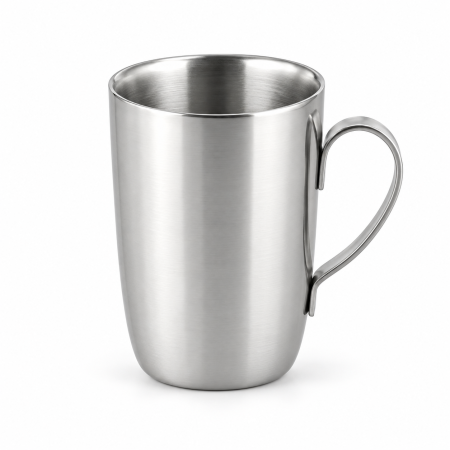 Vase si accesorii bucatarie - Cană din inox cu pereți dubli, 250 ml