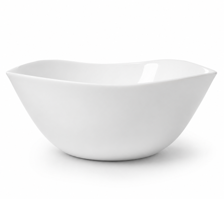 Vase si accesorii bucatarie - Bol Opal Patrat Alb 17 Cm