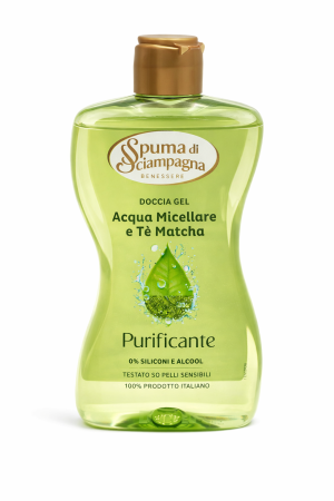 Ingrijirea corpului - Gel de Duș Spuma di Sciampagna Purificante, 300 ml, Curățare Delicată și Prospețime Zilnică