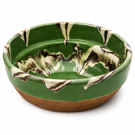 Strachină tradițională din lut smălțuit – Ø 16 cm [1]