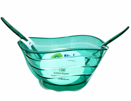 Vase si accesorii bucatarie - Castron pentru salată cu tacâmuri, ASD080