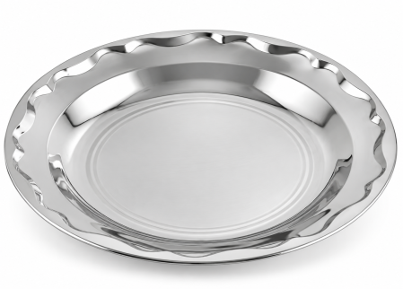 Vase si accesorii bucatarie - Farfurie adâncă din inox - 24,5 cm