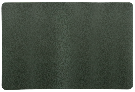 Vase si accesorii bucatarie - Suport de masa din piele, dreptunghiulare, GREEN, 45 x 30 cm - 6 Buc / Set